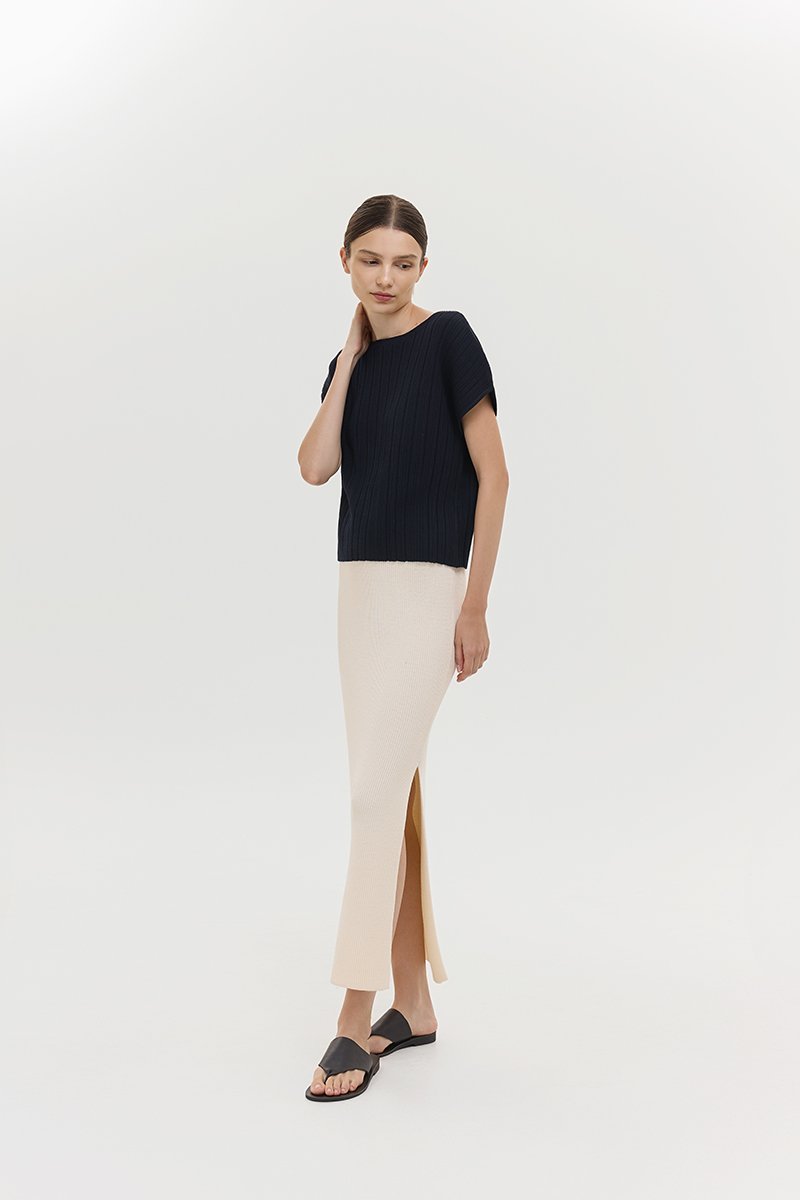 KAIA OFF SHOULDER KNIT TOP