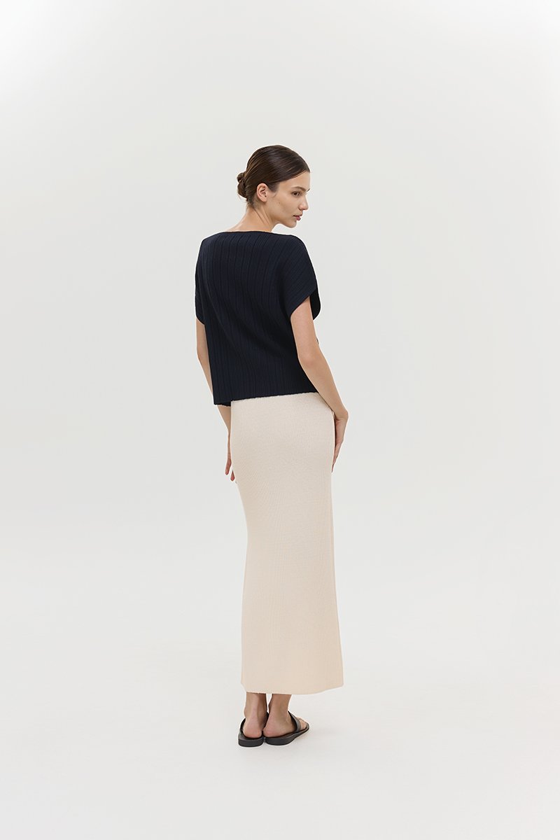 KAIA OFF SHOULDER KNIT TOP