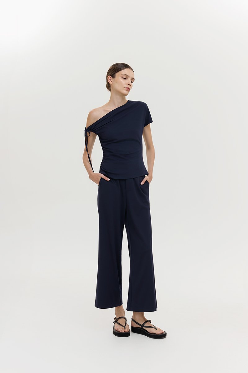 ELVA JERSEY TAILORED PANTS