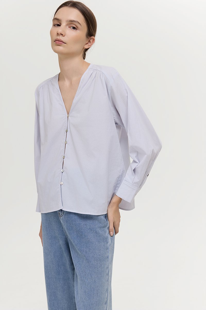 *PREORDER* FREYA BUTTON DOWN COTTON SHIRT