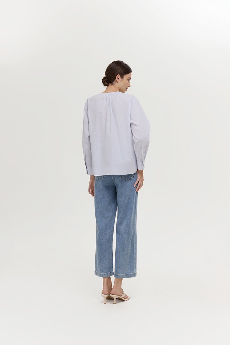 *PREORDER* FREYA BUTTON DOWN COTTON SHIRT
