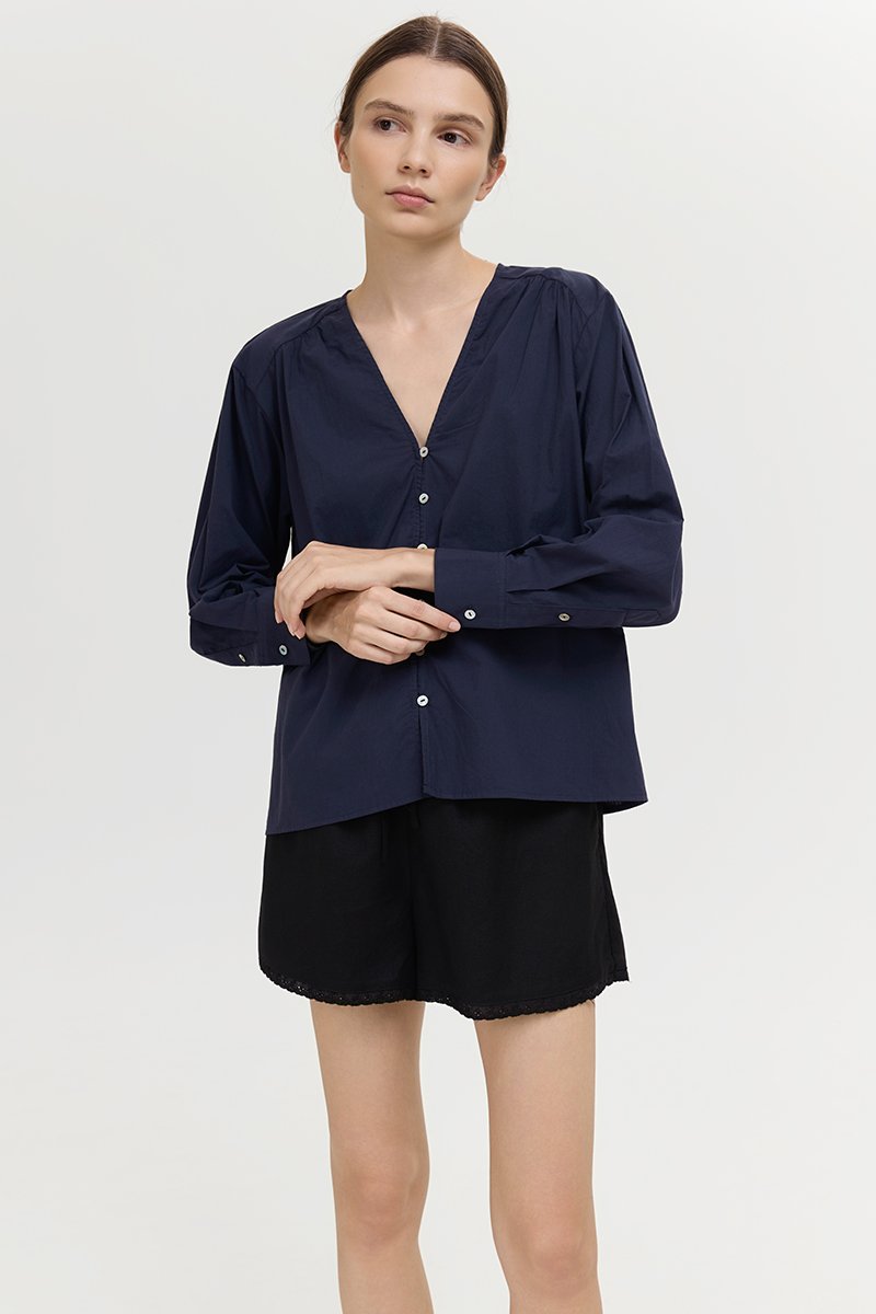 *PREORDER* FREYA BUTTON DOWN COTTON SHIRT