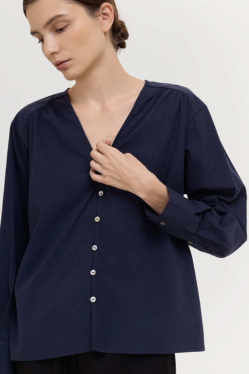 *PREORDER* FREYA BUTTON DOWN COTTON SHIRT