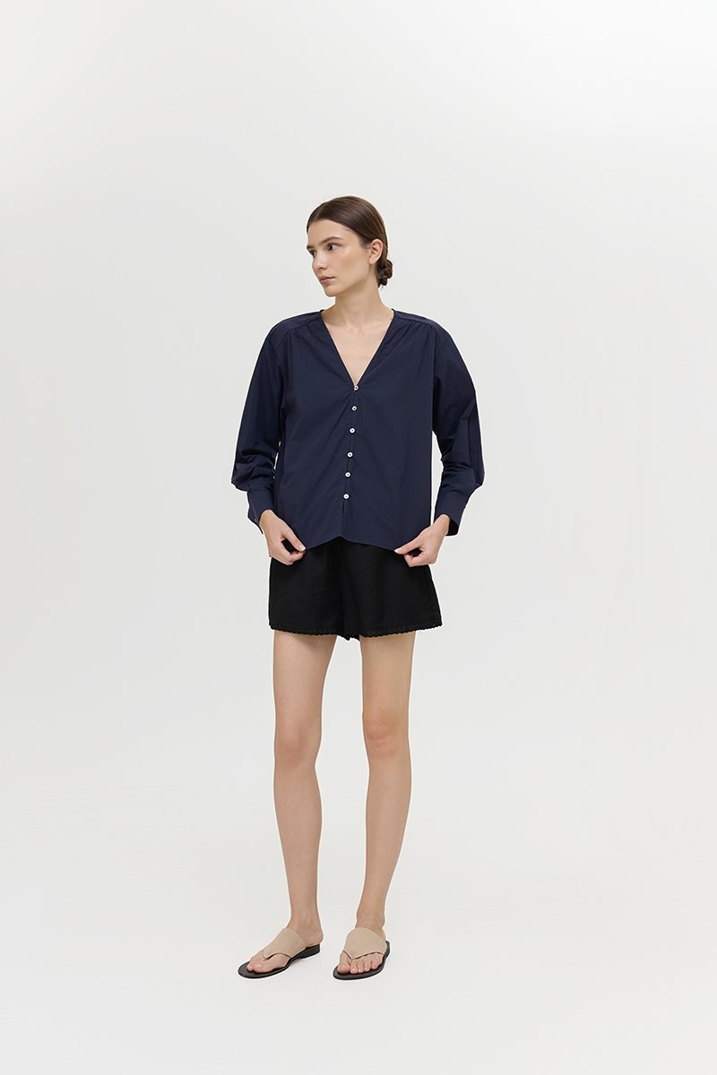 *PREORDER* FREYA BUTTON DOWN COTTON SHIRT