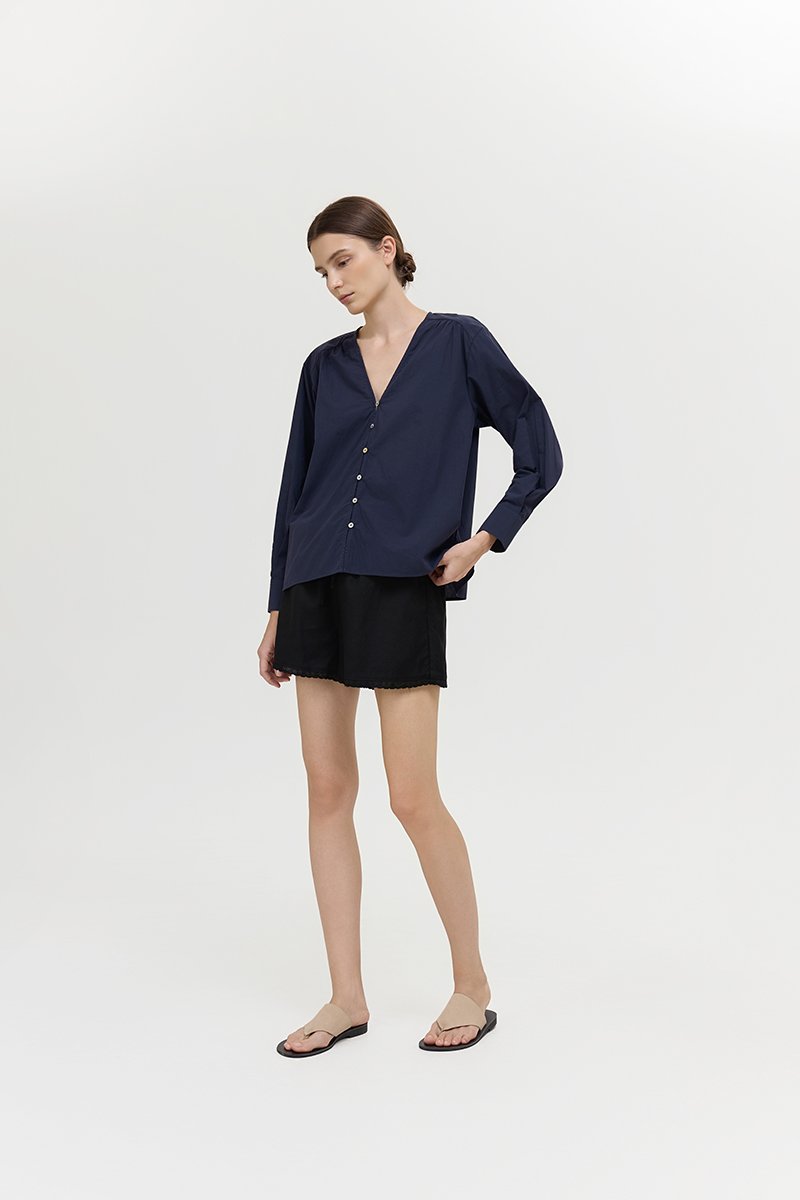 *PREORDER* FREYA BUTTON DOWN COTTON SHIRT