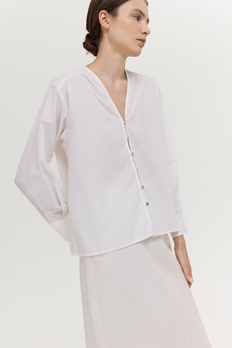 *PREORDER* FREYA BUTTON DOWN COTTON SHIRT
