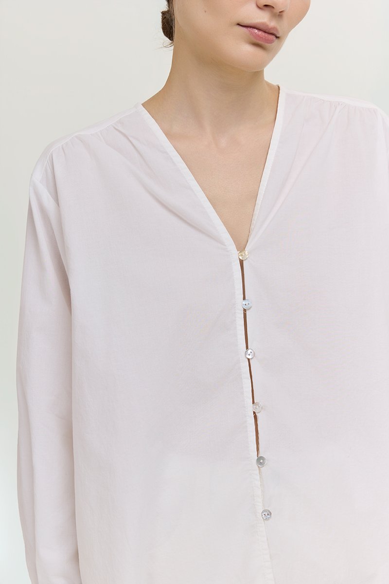*PREORDER* FREYA BUTTON DOWN COTTON SHIRT