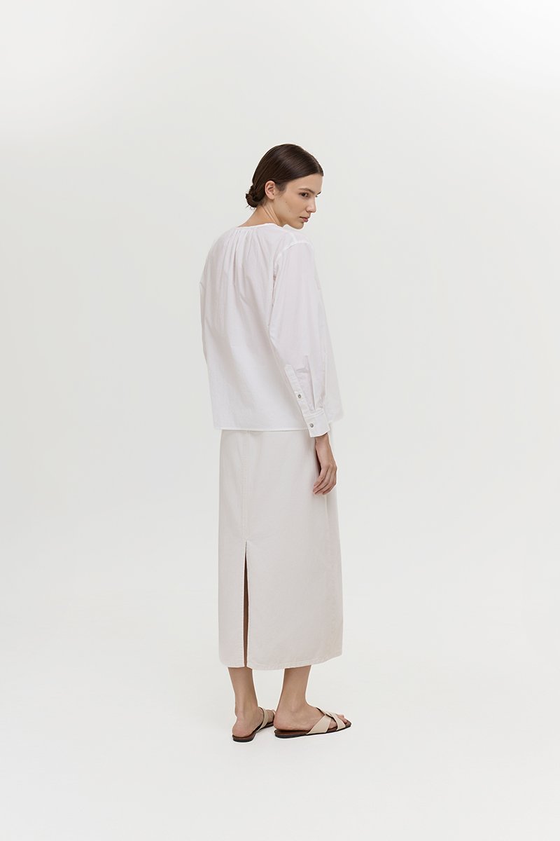 *PREORDER* FREYA BUTTON DOWN COTTON SHIRT