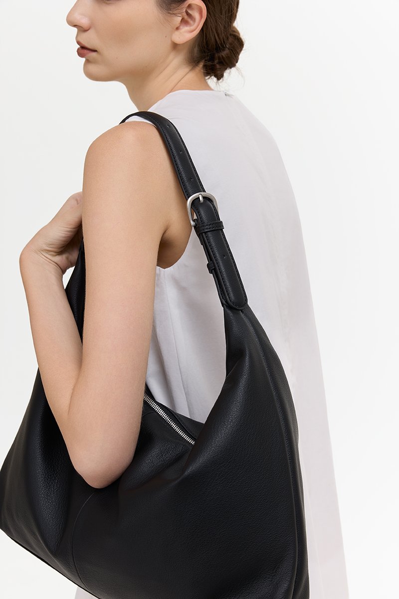 LEYDEN LEATHER SLOUCH BAG
