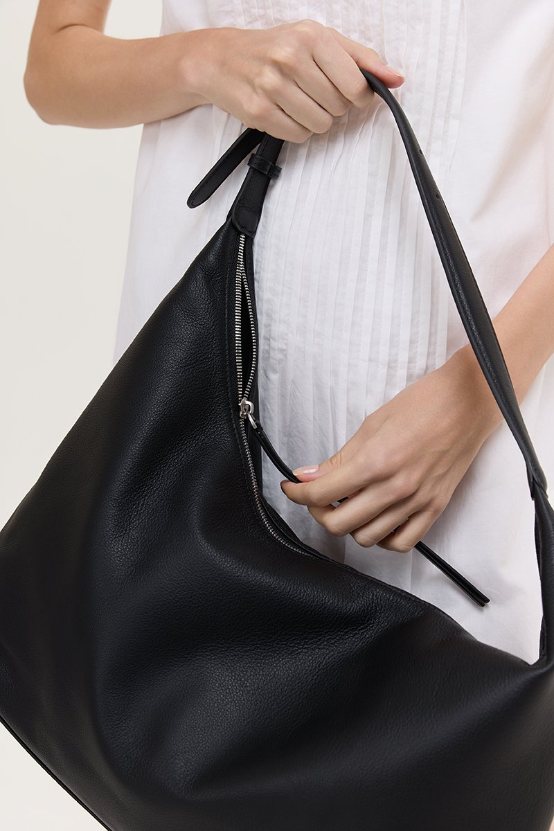 LEYDEN LEATHER SLOUCH BAG