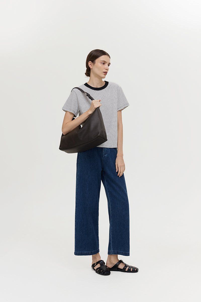 LEYDEN LEATHER SLOUCH BAG