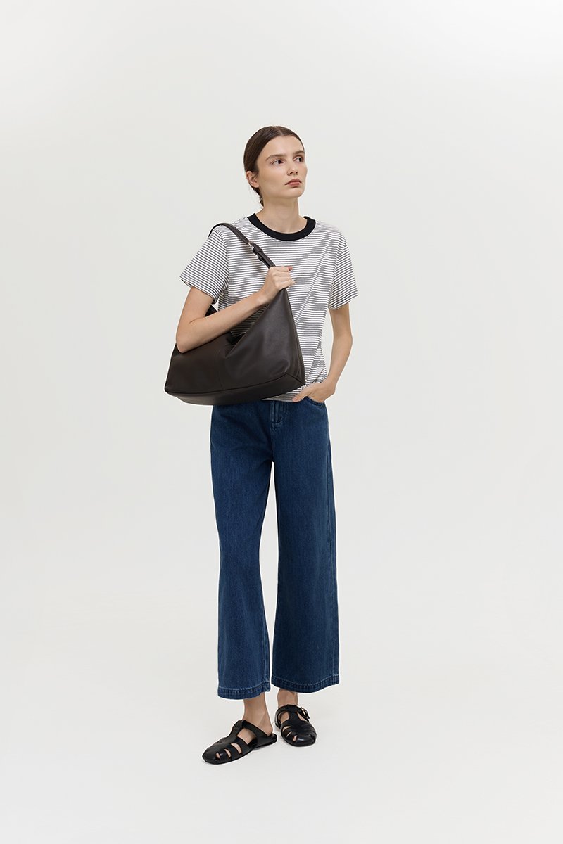 LEYDEN LEATHER SLOUCH BAG