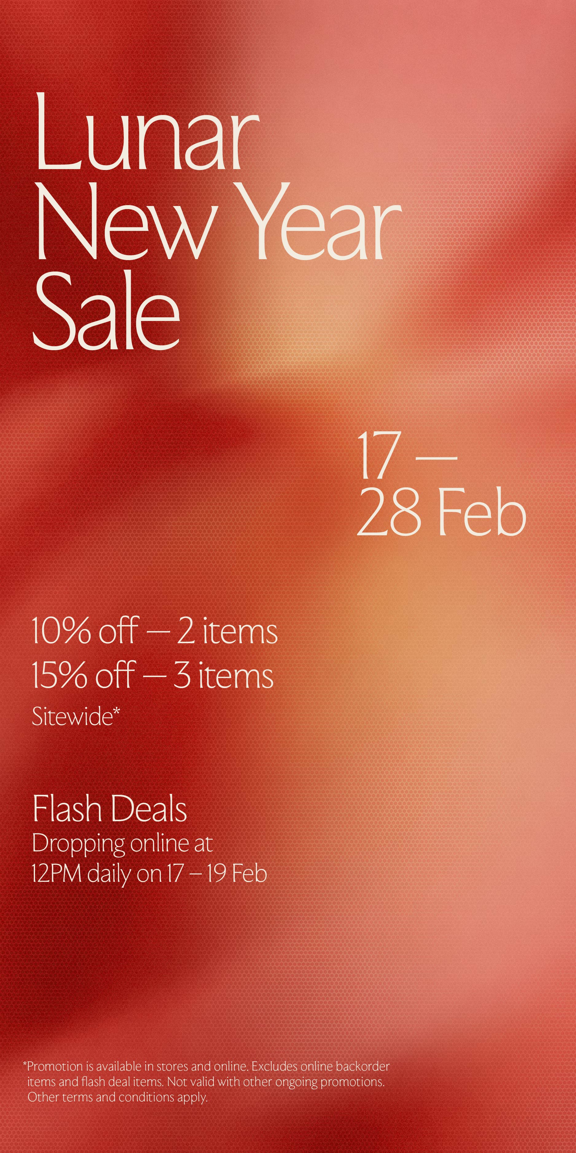 Lunar New Year Sale 2026