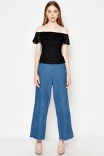 ALEXY STRAIGHT CUT DENIM PANTS