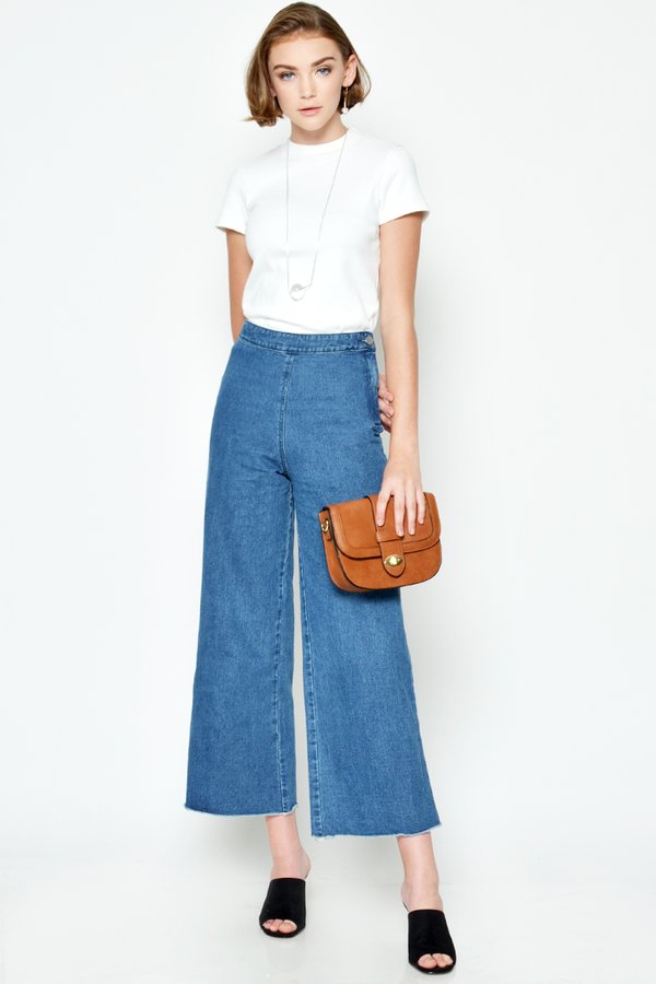 ALEXY STRAIGHT CUT DENIM PANTS ALEXY STRAIGHT CUT DENIM PANTS