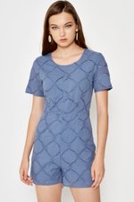 COREY CROCHET PLAYSUIT