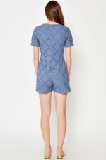 COREY CROCHET PLAYSUIT