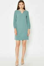 JAEDA CUTOUT NECKLINE SHIFT DRESS