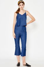 ELLEN FLARE HEM CROPPED PANTS