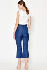 ELLEN FLARE HEM CROPPED PANTS
