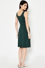 DAEGAN SQUARENECK BUTTON DRESS DAEGAN SQUARENECK BUTTON DRESS