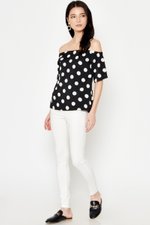 ODELLE POLKADOT OFFSHOULDER TOP ODELLE POLKADOT OFFSHOULDER TOP