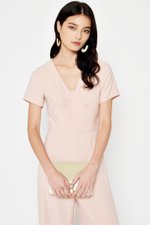 CAROLE RUCHED JUMPSUIT CAROLE RUCHED JUMPSUIT