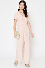 CAROLE RUCHED JUMPSUIT CAROLE RUCHED JUMPSUIT