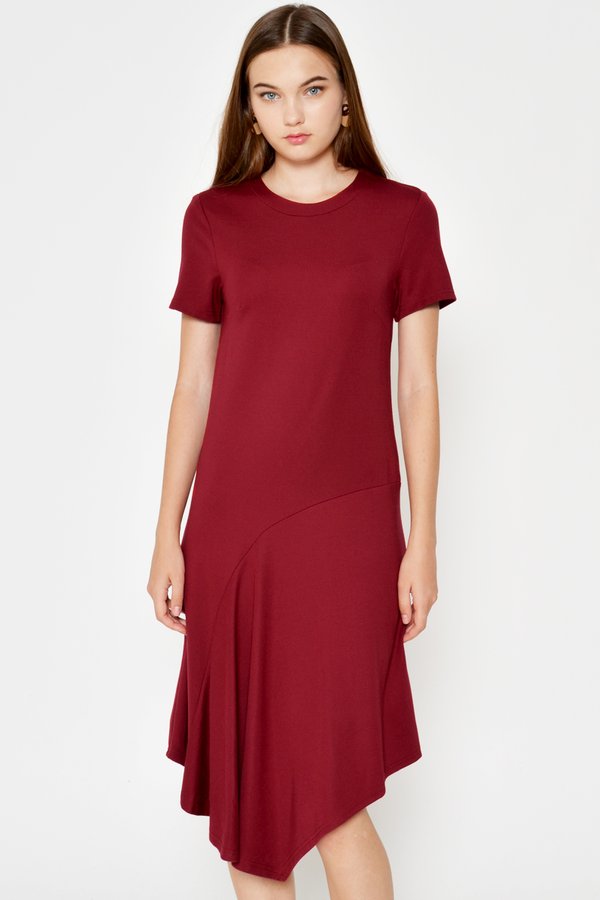 CORDYN HANDKERCHIEF MIDI DRESS