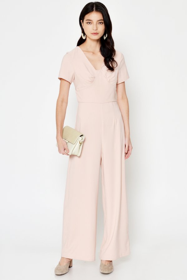 CAROLE RUCHED JUMPSUIT 