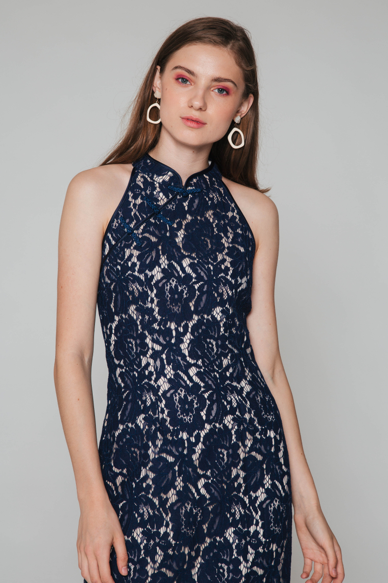 ALISHA HALTER LACE CHEONGSAM ALISHA HALTER LACE CHEONGSAM