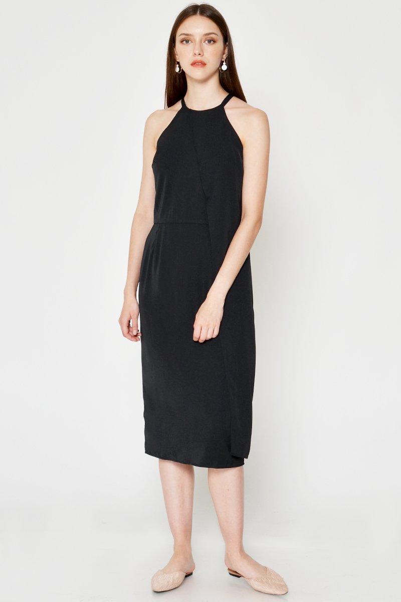 KERIS LAYERED MIDI DRESS