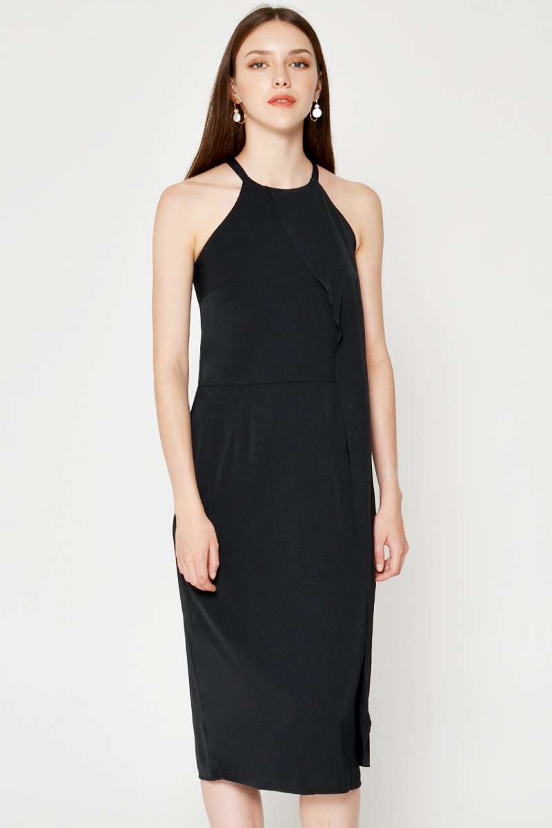 KERIS LAYERED MIDI DRESS