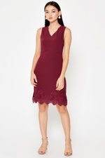 KAMRIN LACE HEM DRESS