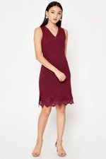 KAMRIN LACE HEM DRESS