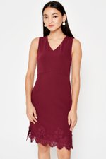 KAMRIN LACE HEM DRESS