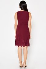 KAMRIN LACE HEM DRESS