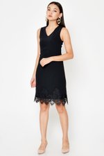 KAMRIN LACE HEM DRESS
