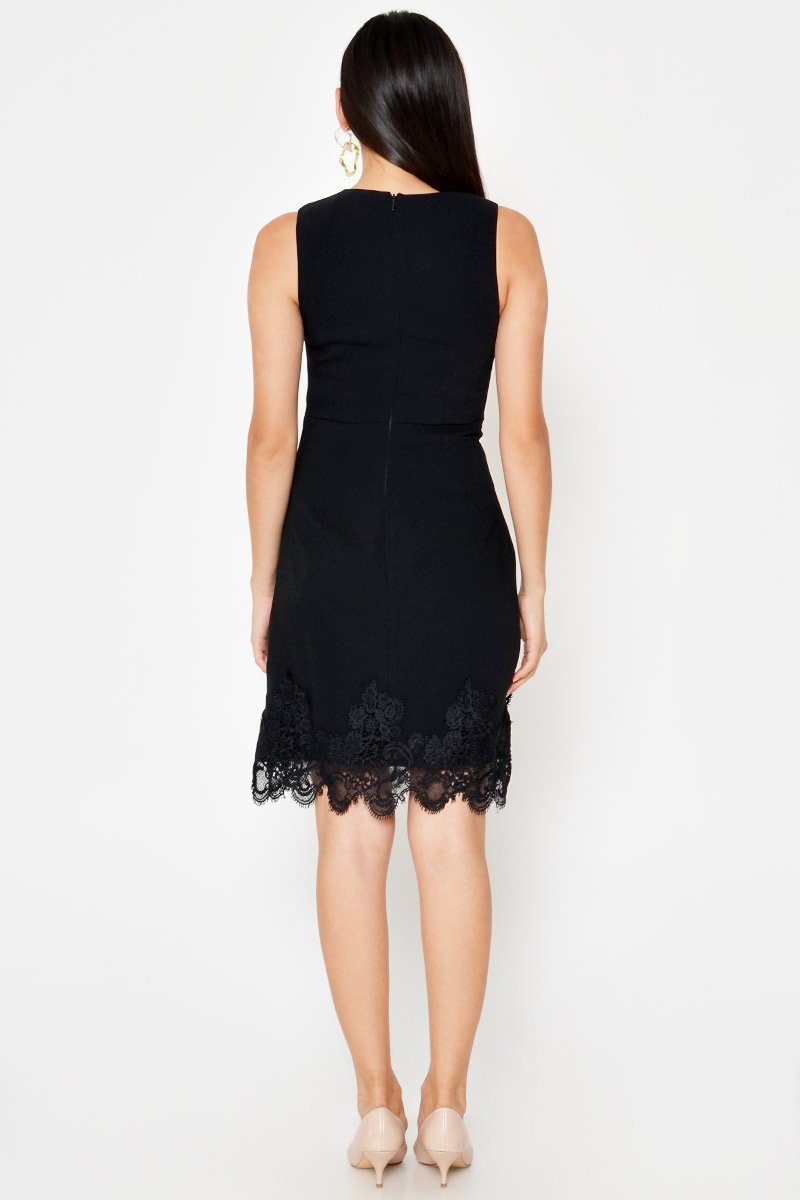 KAMRIN LACE HEM DRESS