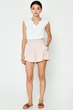 STEFFY TENCEL FLARE SHORTS STEFFY TENCEL FLARE SHORTS