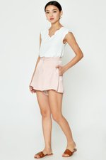STEFFY TENCEL FLARE SHORTS STEFFY TENCEL FLARE SHORTS