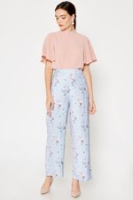 AVERIE FLORAL HIGHWAIST FLARE PANTS AVERIE FLORAL HIGHWAIST FLARE PANTS