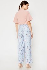 AVERIE FLORAL HIGHWAIST FLARE PANTS AVERIE FLORAL HIGHWAIST FLARE PANTS