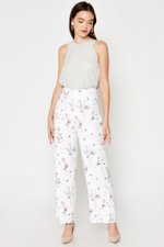 AVERIE FLORAL HIGHWAIST FLARE PANTS AVERIE FLORAL HIGHWAIST FLARE PANTS