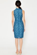 DALYSA CHEONGSAM SHEATH DRESS