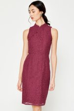 DALYSA CHEONGSAM SHEATH DRESS