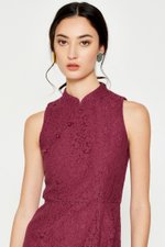 DALYSA CHEONGSAM SHEATH DRESS