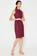 DALYSA CHEONGSAM SHEATH DRESS