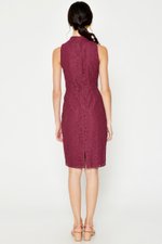 DALYSA CHEONGSAM SHEATH DRESS