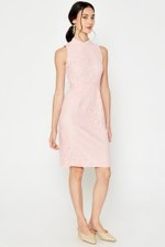 DALYSA CHEONGSAM SHEATH DRESS